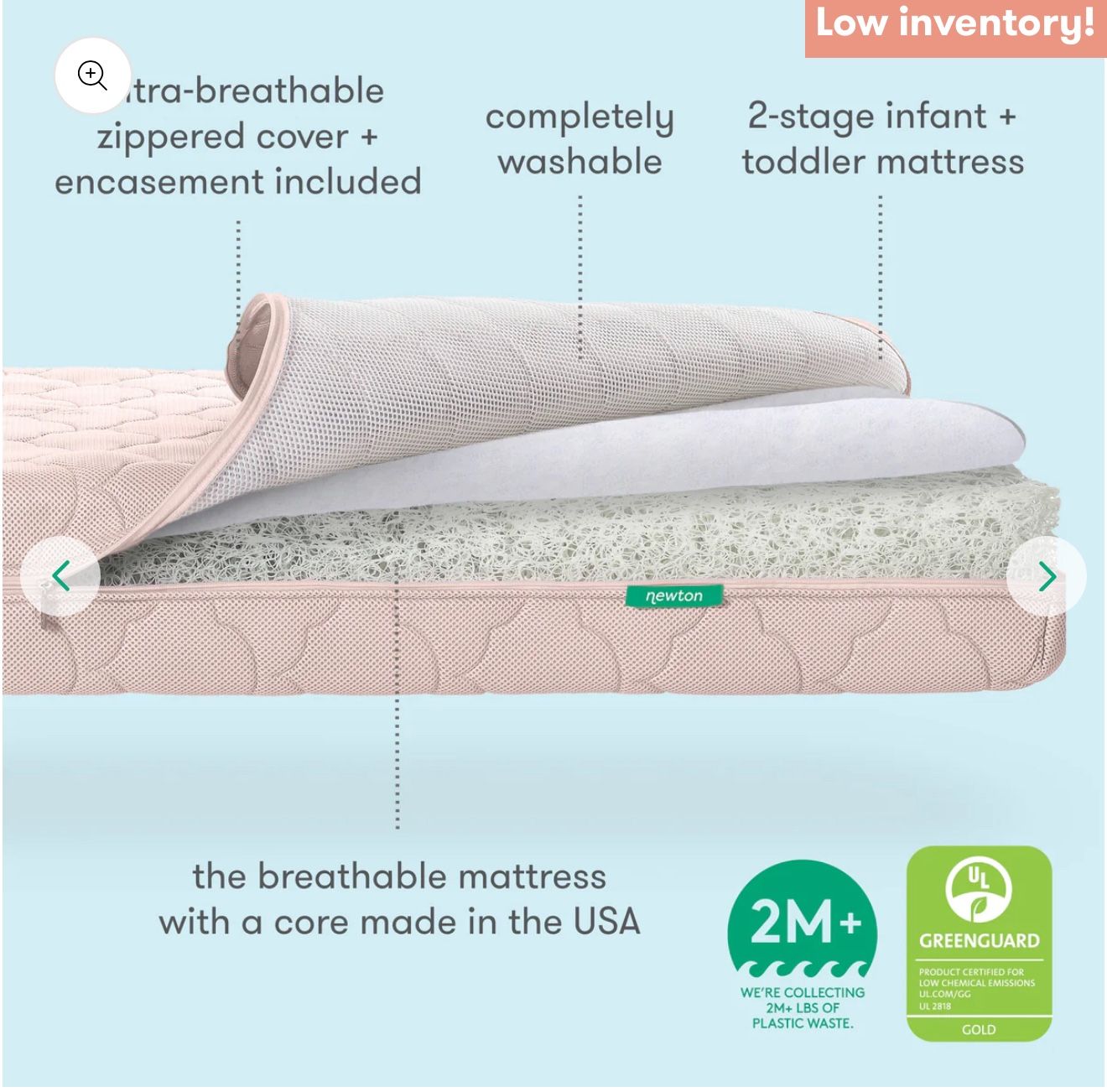 Baby girl Crib Mattress