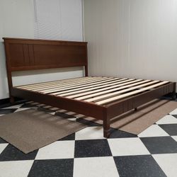 King size bed frame - can DELIVER almost anywhere for $20 extra - please see all photos and read everything 🙂
