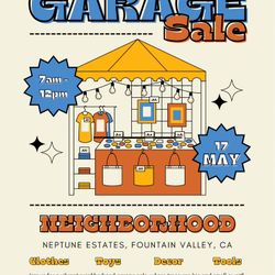 Neighborhood Garage sale
