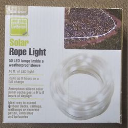 3 Boxes of ☆NEW☆ 16 ft. Solar Rope Light