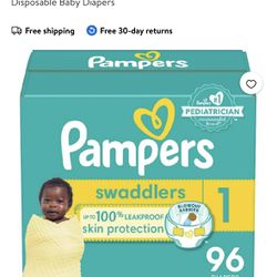 Unopened Pampers Diapers Size 1