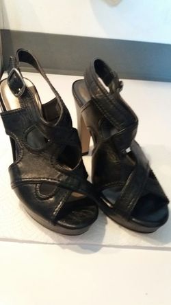 BLACK WOMENS SANDAL