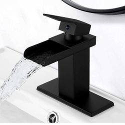Black Waterfall Faucet