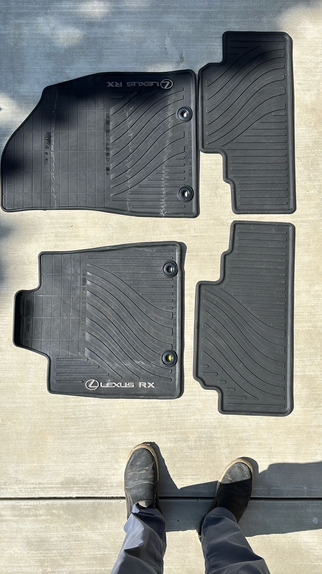 Rx 350  Lexus Floor Rubber Mat  Toyota Original