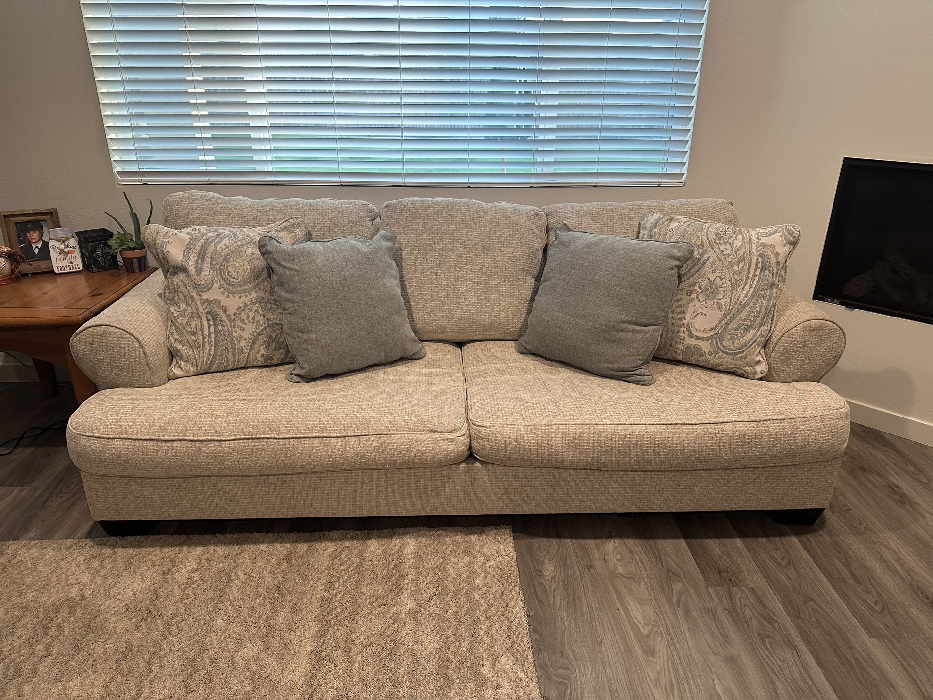 Brand New Oversized Deep Couches , Custom Made Seat Covers / Washable, Cost $5,000