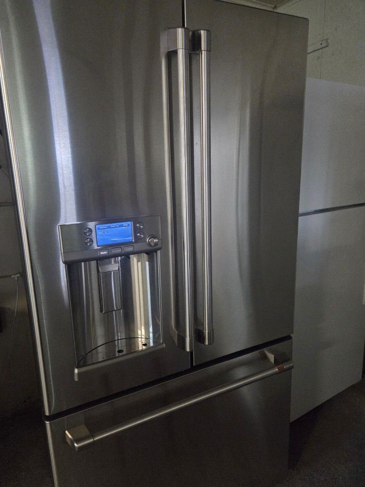 Ge Cafe Refrigerator Stainless Steel Cabinet Deep Warranty Financing With Snap If You Qualify. 