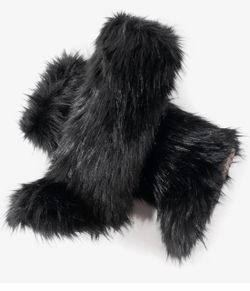 Fur boots