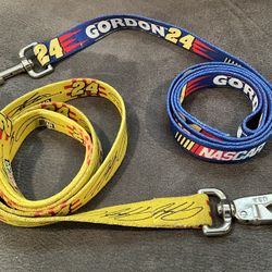 Set of 2 NASCAR Jeff Gordon #24 47” Dog Leashes