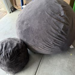 Ultimate Sack 5ft Bean Bag with Bean Bag Foot Stool