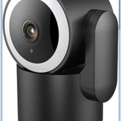 Luna 2K Indoor Camera for Home Security, Dual-Band WiFi 360° Pan-Tilt Built-in Spotlight, Motion Detection & Human Auto Tracking, Siren, Pet/Dog/Baby 