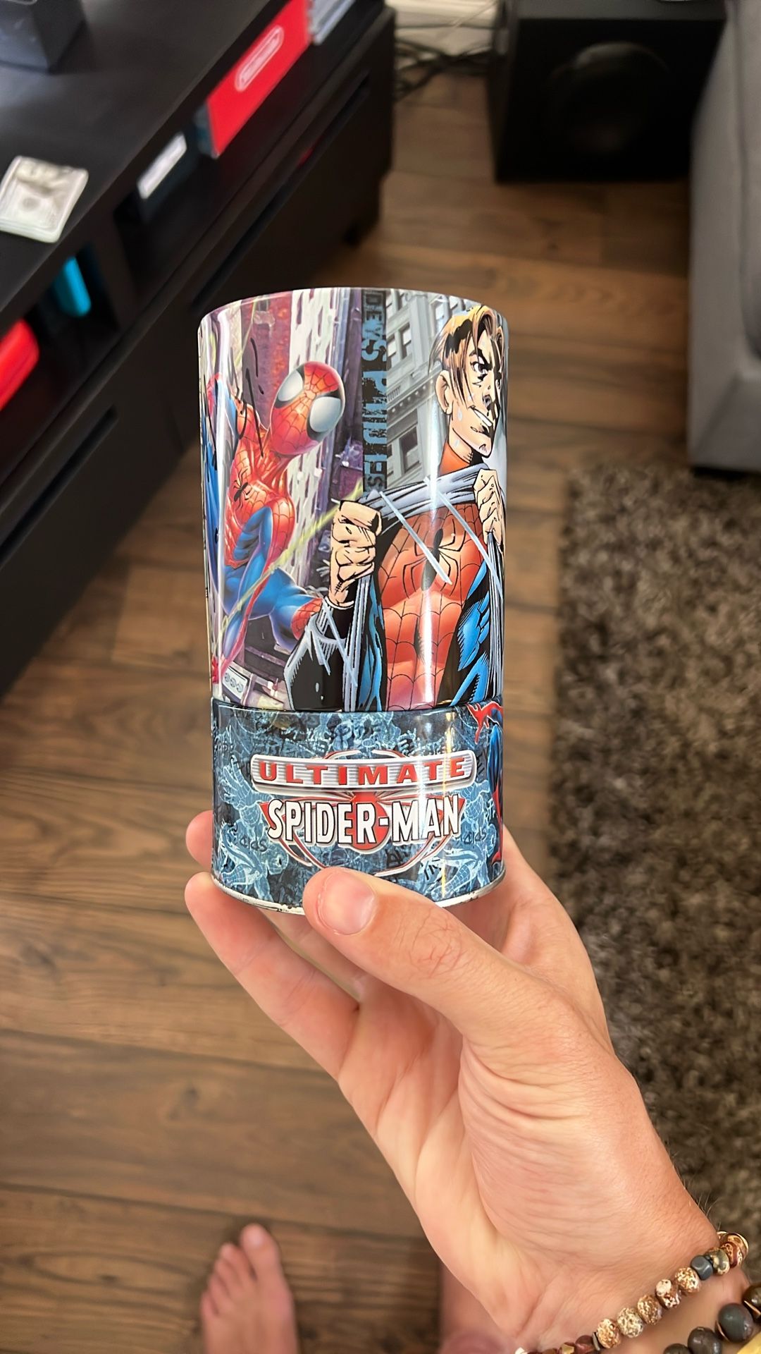 Signed Mark Bagley Spider-Man Pencil Holder