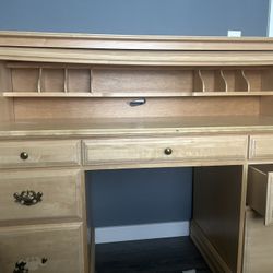 Wooden Rolltop Desk