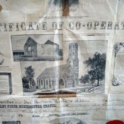 Valley Forge Memorial Certificate 