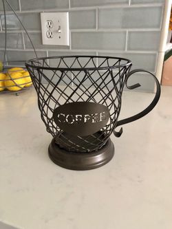 Basket for coffee pods