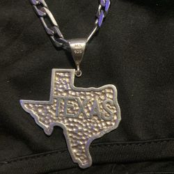 Silver Texas Chain Pendant 