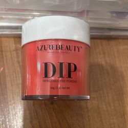 AzureBeauty Dip Powder -Bright Red