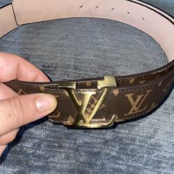 Louis Vuitton Brown Initiales Belt 