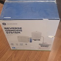New GE Reverse Osmosis System