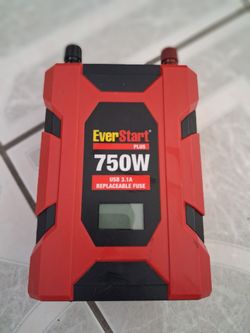 Ever start plus 750W USB 3.1A replaceable fuse no cables no box