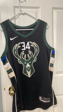 Giannis Antetokounmpo #34 Milwaukee Bucks Nike Swingman Jersey Size 48