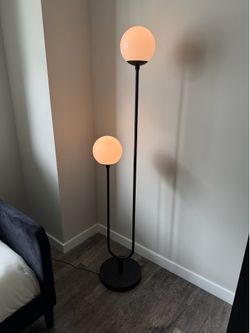 Floor Lamp w/ Glass Shades