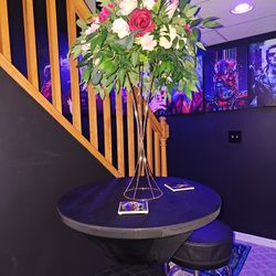 8 Wedding Or Event Table Centerpieces and 2 Swags