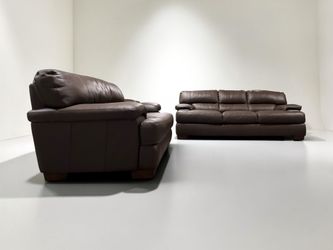 Leather Sofa & loveseat
