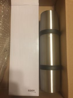 BNIB Unused Zippo Branded Thermos