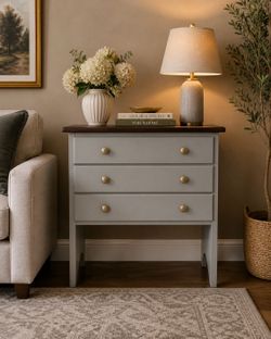 Side table with drawers