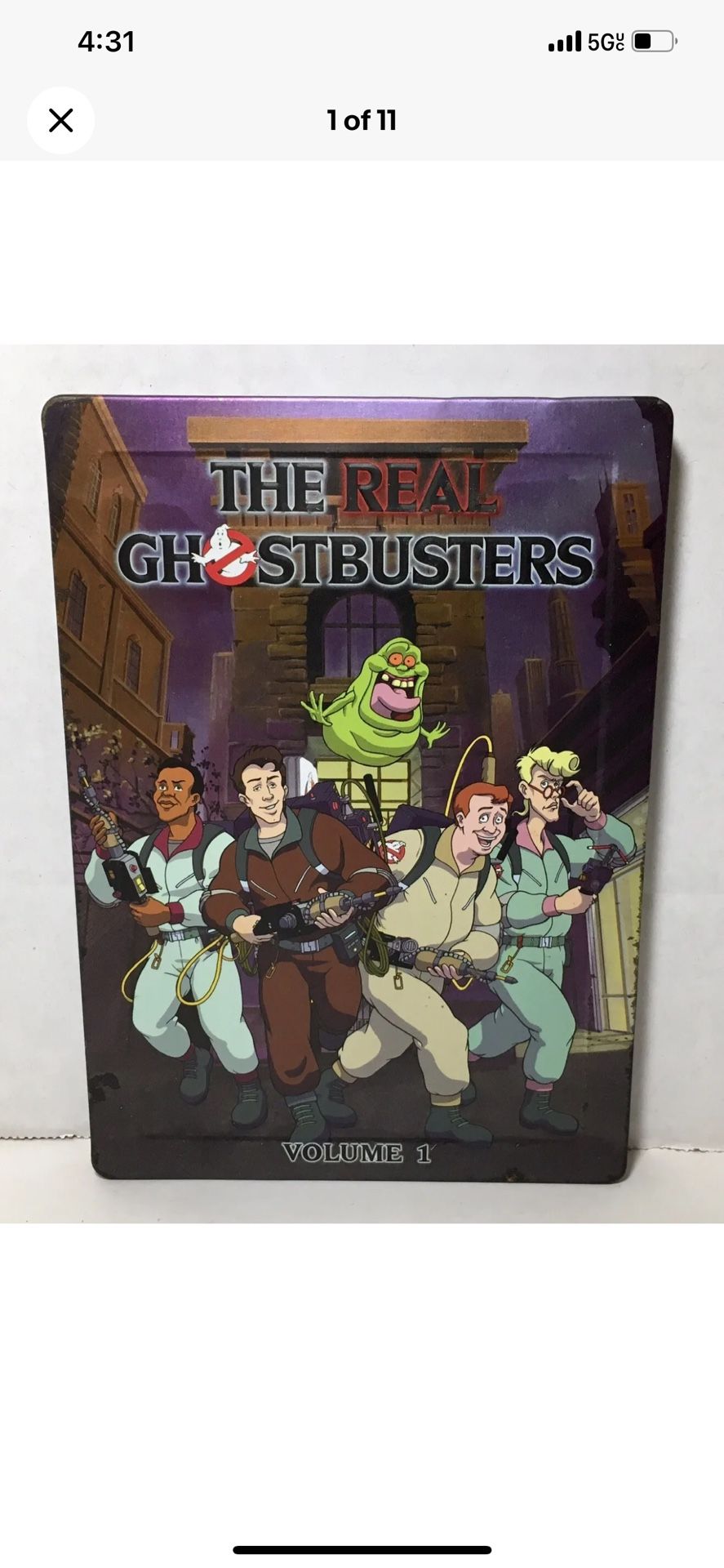 The Real Ghostbusters Collection - Vol. 1 (DVD, 2009, 5-Disc Set, Steelbook)