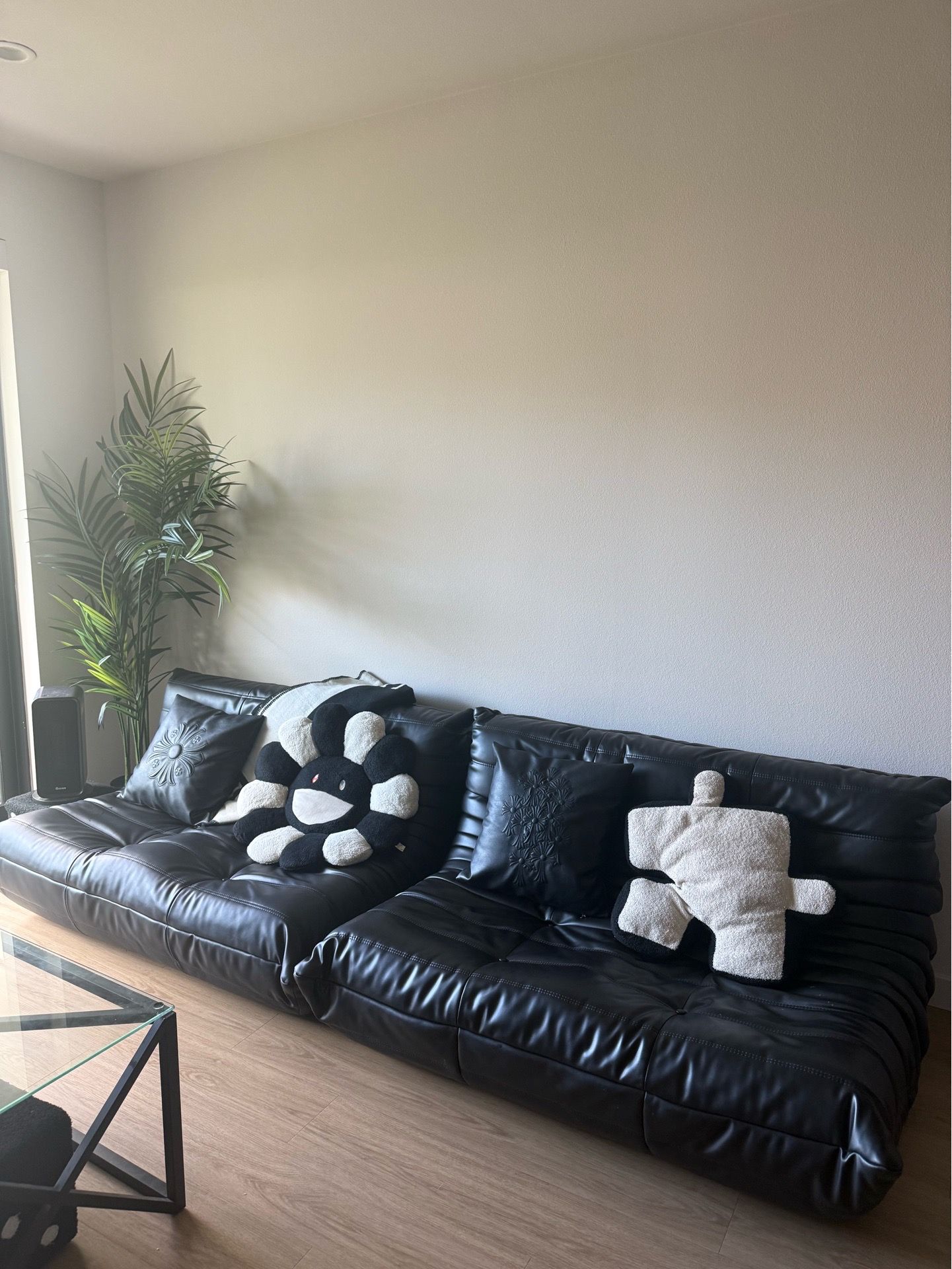 Leather couch