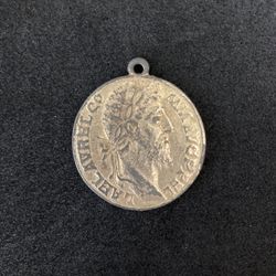 Used Ancient Coin Pendant