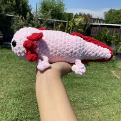 Crochet Pink Axolotl