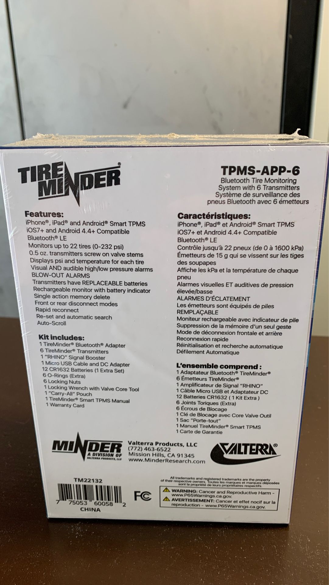 Rv - travel trailer tire monitoring system new in box