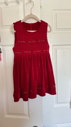 Girls Christmas Red Dress