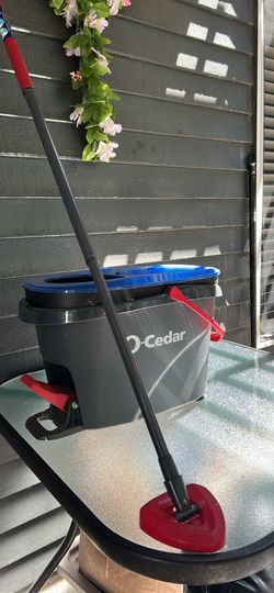 Moping bucket and stick