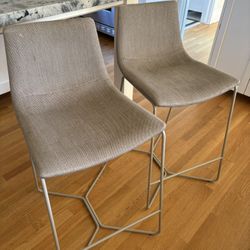 West Elm Counter Stools - $75 For Both