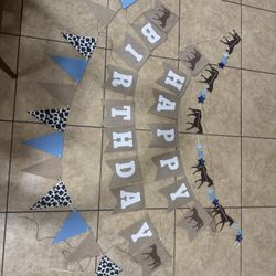 Horse Western Birthday Banners 
