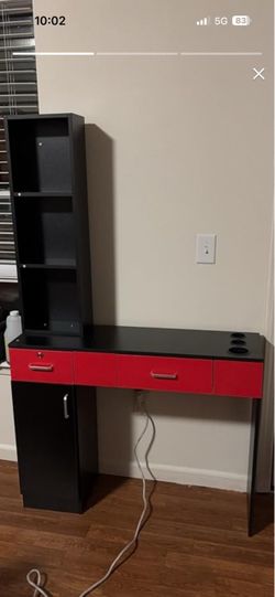 Barber Station with Storage Tower