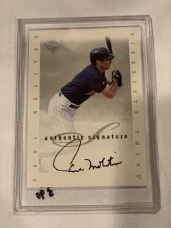 1996 Leaf Authentic Signatures Paul Molitor 