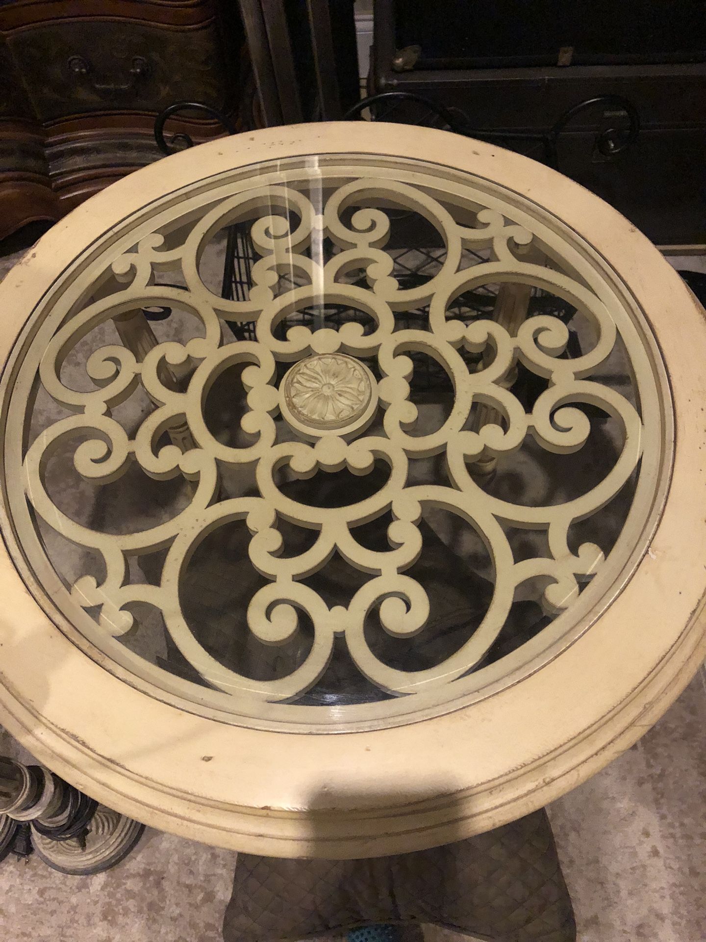 Scroll Side Table