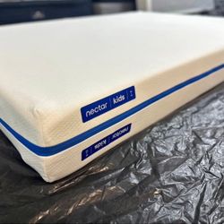 Kids Full Size Mattress  Flippable Nectar Kids Memory Foam Bed 