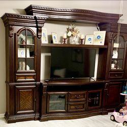 Solid Wood Entertainment Center - TV Console