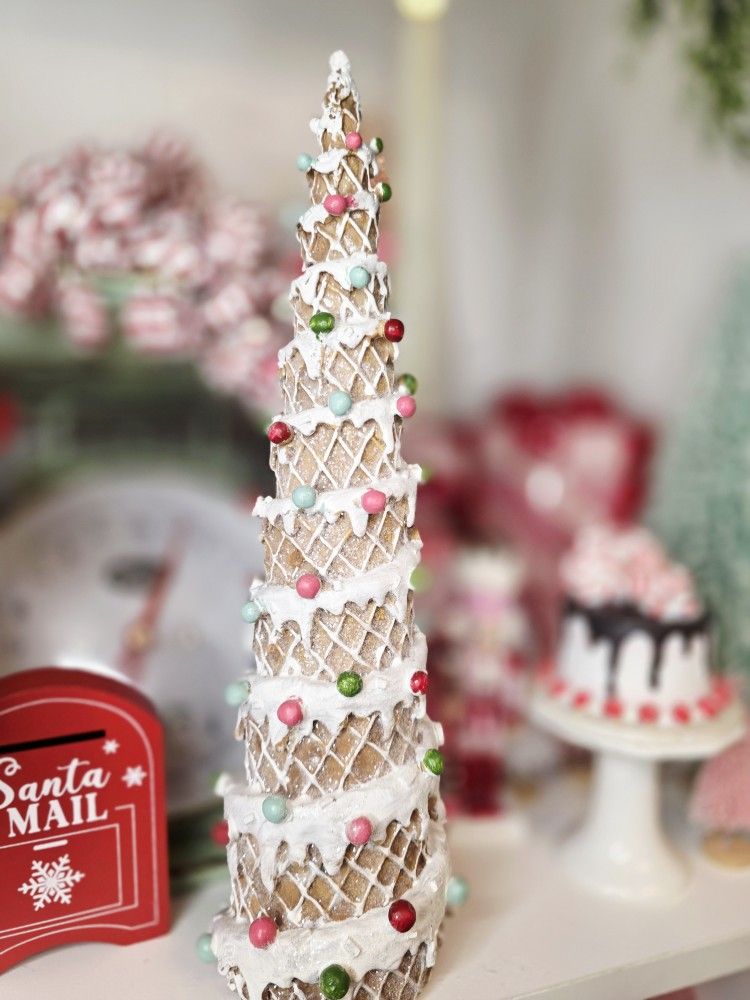 Christmas Waffle Cone Tree