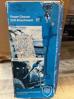 ROTOPOWER Power Cleaner Drill Attachment 600-PSI 1-GPM Cold Water Battery Pressure washer