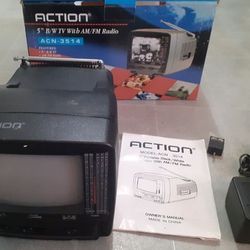 Vintage Action 5” TV / Radio