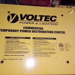 Voltec Power And Lighting Commercial Temp Power Distribution Center