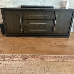 Dark Wood Modern Buffet 