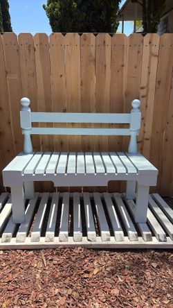 Hand made bench