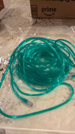 Green Medical Oxygen Supply Tubing